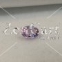 6 x 4mm, Pink Rose de France oval 6 x 4mm, Pink Rose de France oval